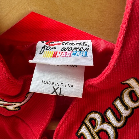 Budweiser Dale Earnhardt Jr NASCAR Vintage Racing Jacket - Picture 7 of 7